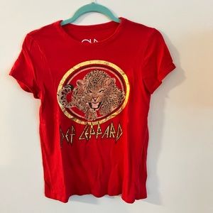 Def Leopard Band Tee